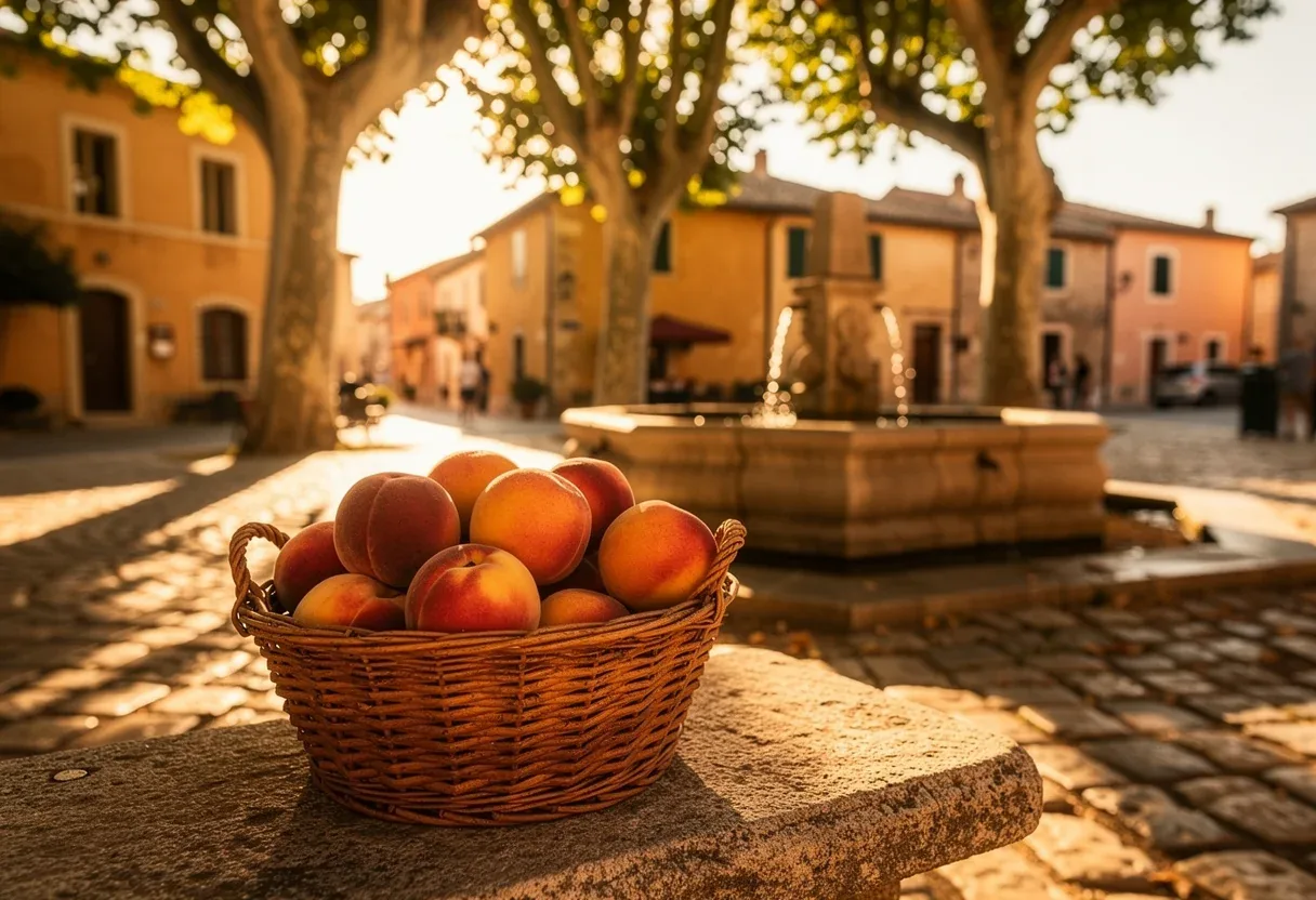 Place de Cabestany et produits du terroir