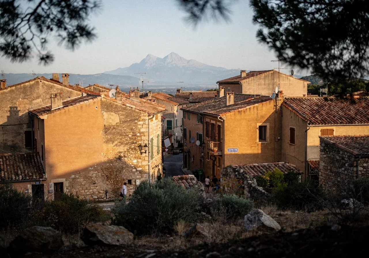 Vue de Cabestany et de ses environs